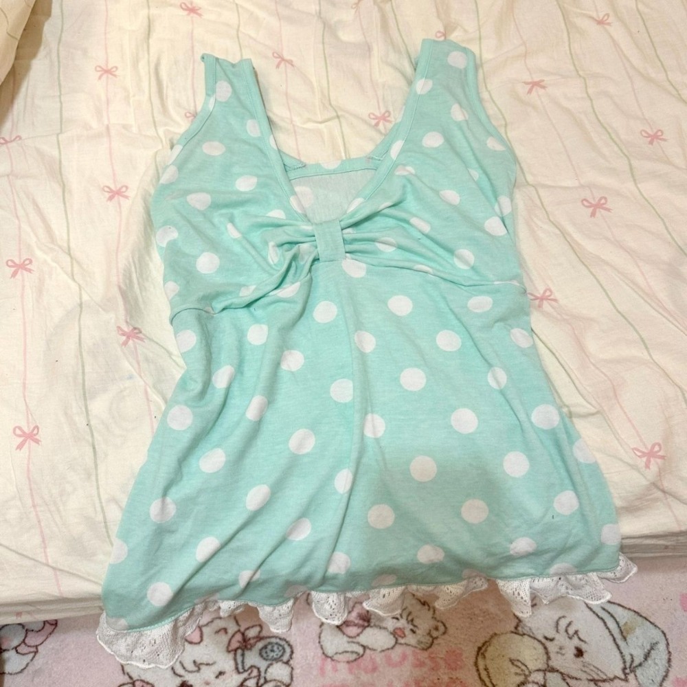 T-shirts Kawaii, Vêtements Femme, Débardeur Japonais, Gilet Doux, Hauts sans manches vintage à pois pour femme, Camisoles d'été tendance, Débardeurs slim à volants