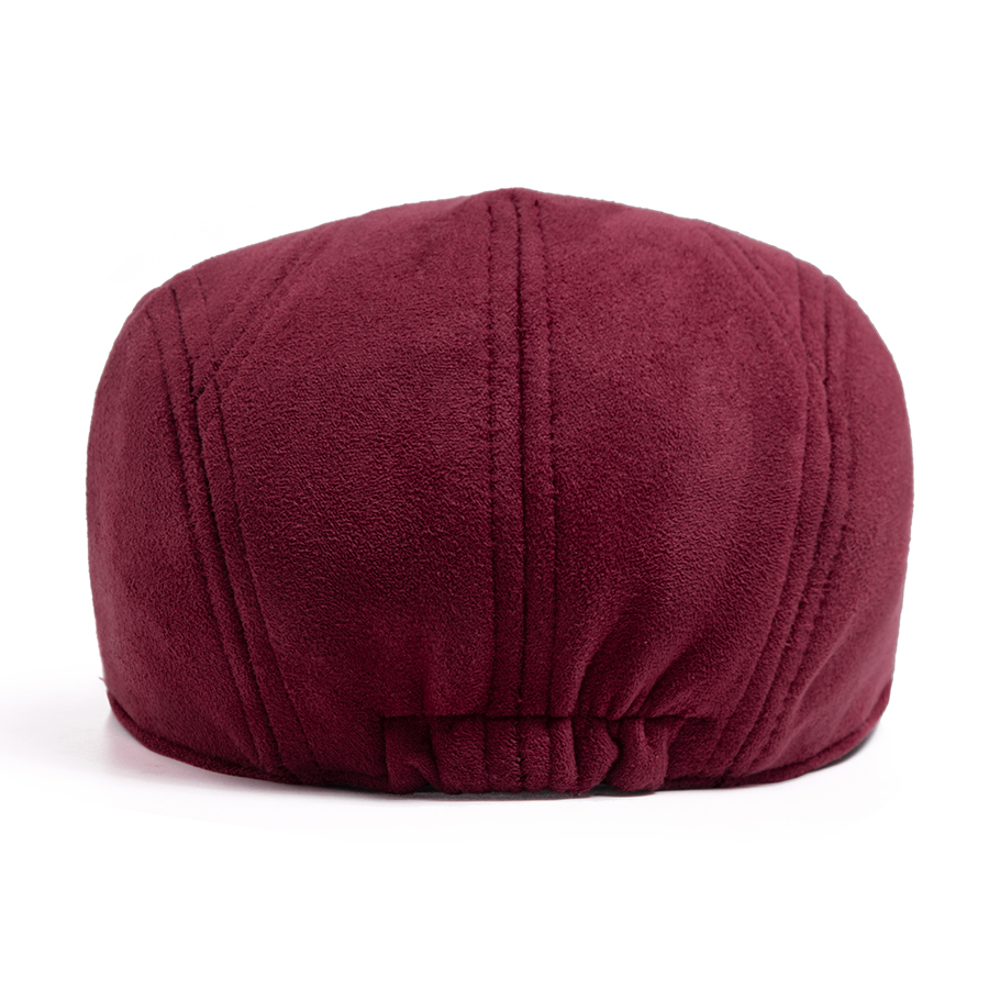 Béret femme daim couleur unie chapeaux à la mode pour les femmes été Panama Vintage casquette gavroche printemps automne décontracté femme béret