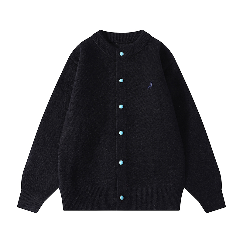 Cardigan en tricot pour hommes, Style court, pull décontracté, coupe régulière, ouvert sur le devant, pour un usage quotidien, automne