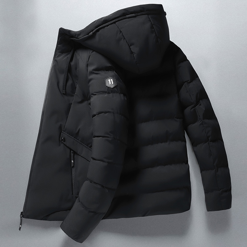 Hommes hiver veste à capuche coton rembourré Parka manteau hommes nouvelle mode vers le bas coton veste Style coréen décontracté hommes pardessus