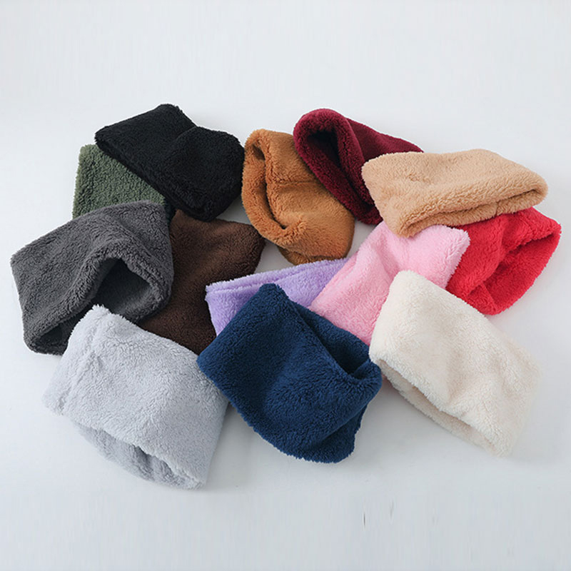 Écharpe en peluche Snood pour hommes et femmes, masque facial complet, col doux, plus Smile Optics, anneau chaud, hiver