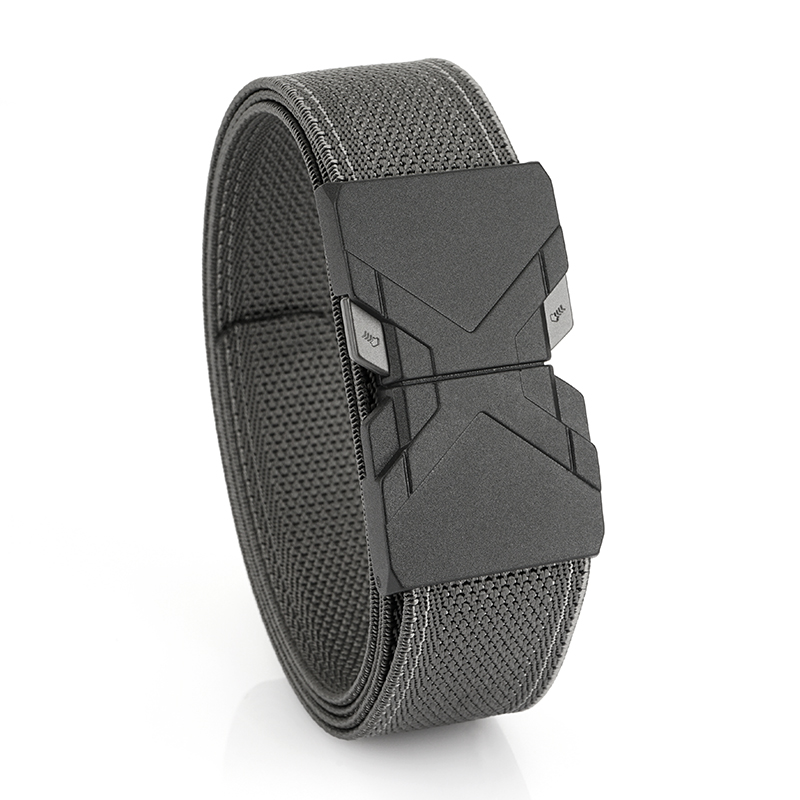 Ceinture élastique en toile pour hommes, ceinture de taille décontractée en Nylon pour vêtements de loisirs, conception de boucle résiliente, taille unique