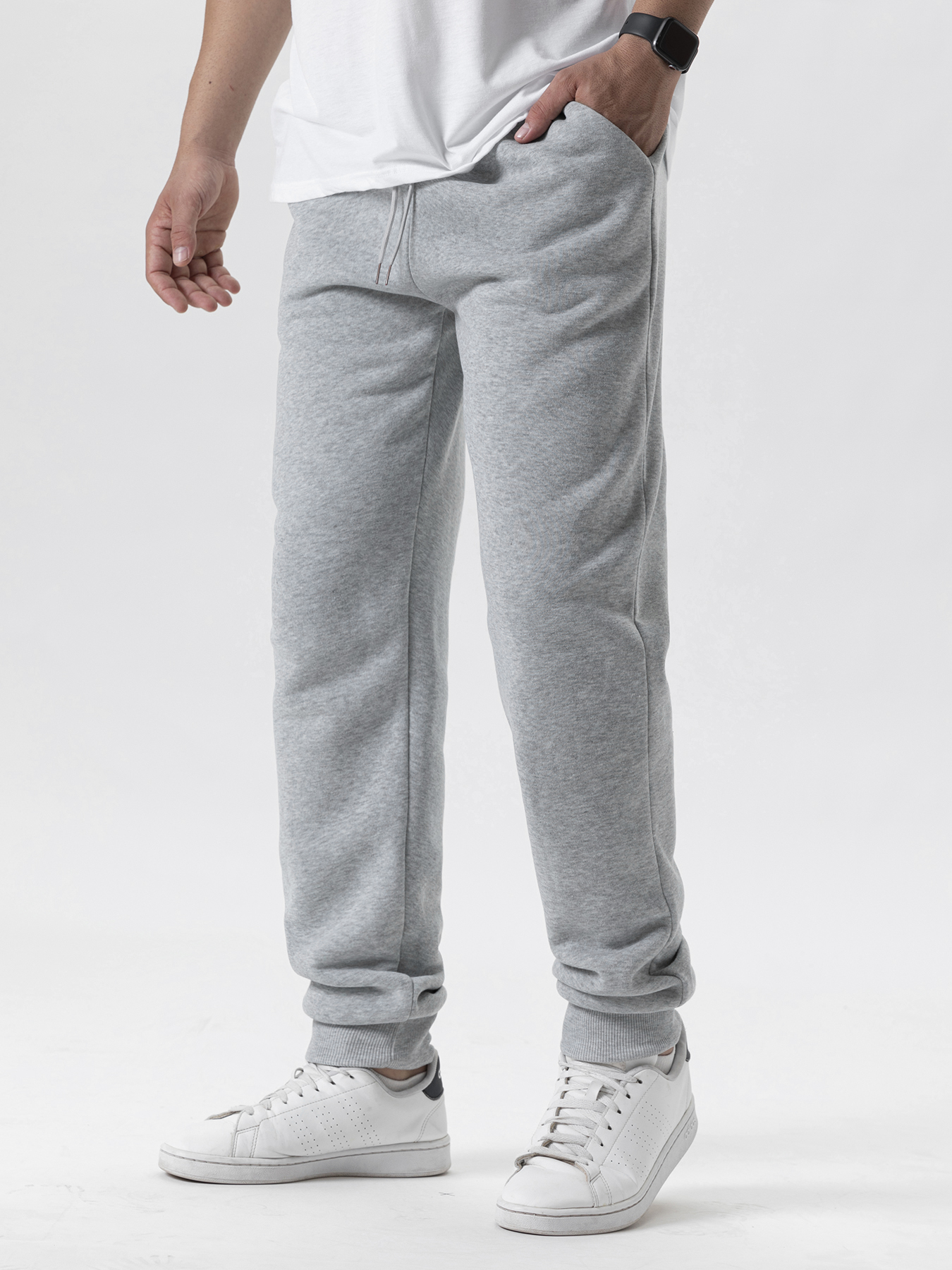 Pantalons décontractés pour hommes automne hiver pantalons de survêtement en polaire hommes Joggers taille élastique Sport pantalons décontractés Baggy Fitness vêtements de Sport