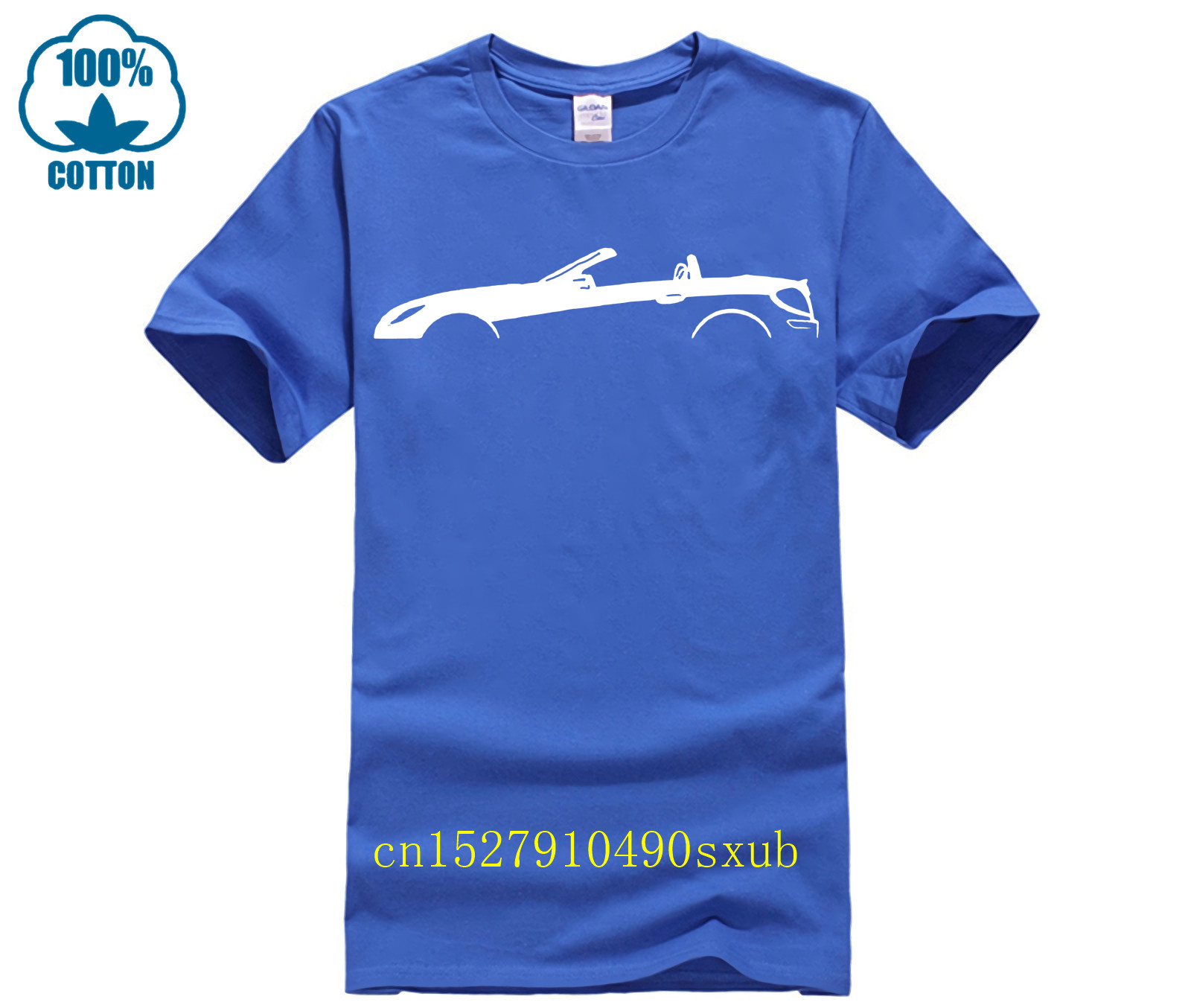 Mode T-Shirt 100% coton SLK R171 Silhouette Shirtinator T-Shirt homme