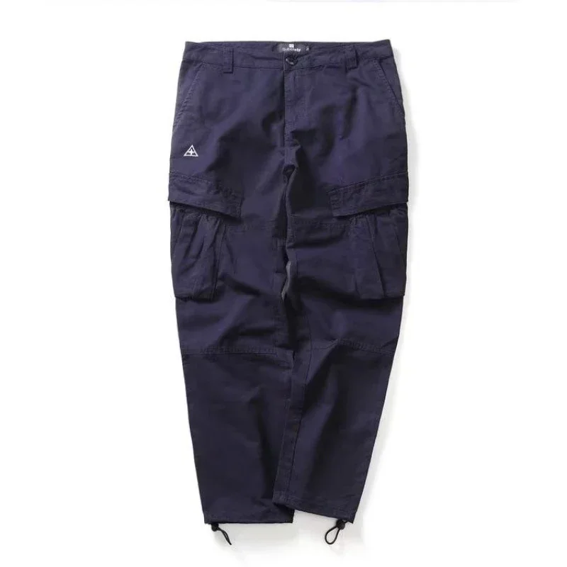 Fjcommisted-Pantalon cargo coréen pour homme, grande taille, esthétique Harajuku, haute qualité, Mn Long