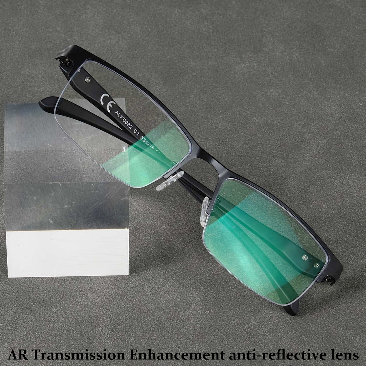 Lunettes de lecture carrées pour hommes, verres verts traités, montures ultralégères, branches flexibles, lunettes de luxe de marque de créateur, cadeaux, demi-montures