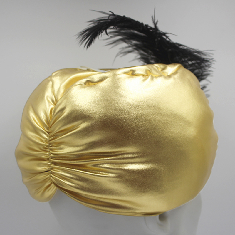 Turban Plissé Arabe pour Homme, Casquette Indienne, Coupe Tan, Costume de Sauna, Prince Arabe, Halloween, Pâques