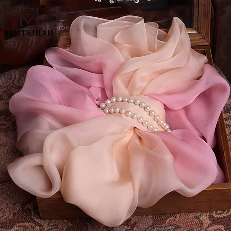 Fimchlorine-Foulard de la présidence solide pour femme, écharpe de couverture de plage, injFoulard, Real Injplanchers f, Hangzhou, ah 100%, 100%, 2024