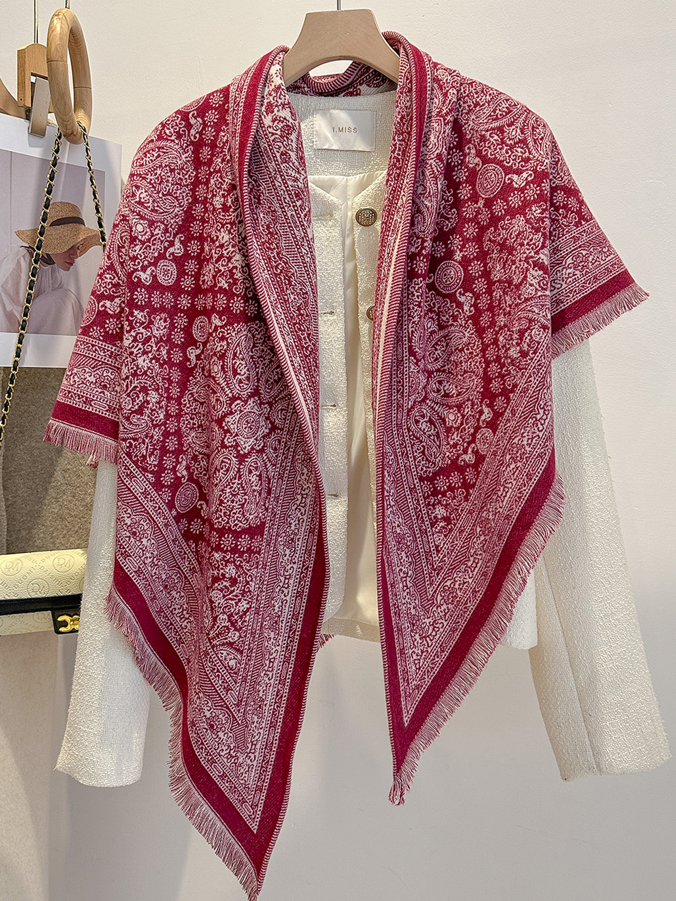 Châle en cachemire imprimé Paisley pour femmes, Imitation Pashmina, écharpe douce et chaude, couverture d'hiver à la mode, Design féminin, Bufanda