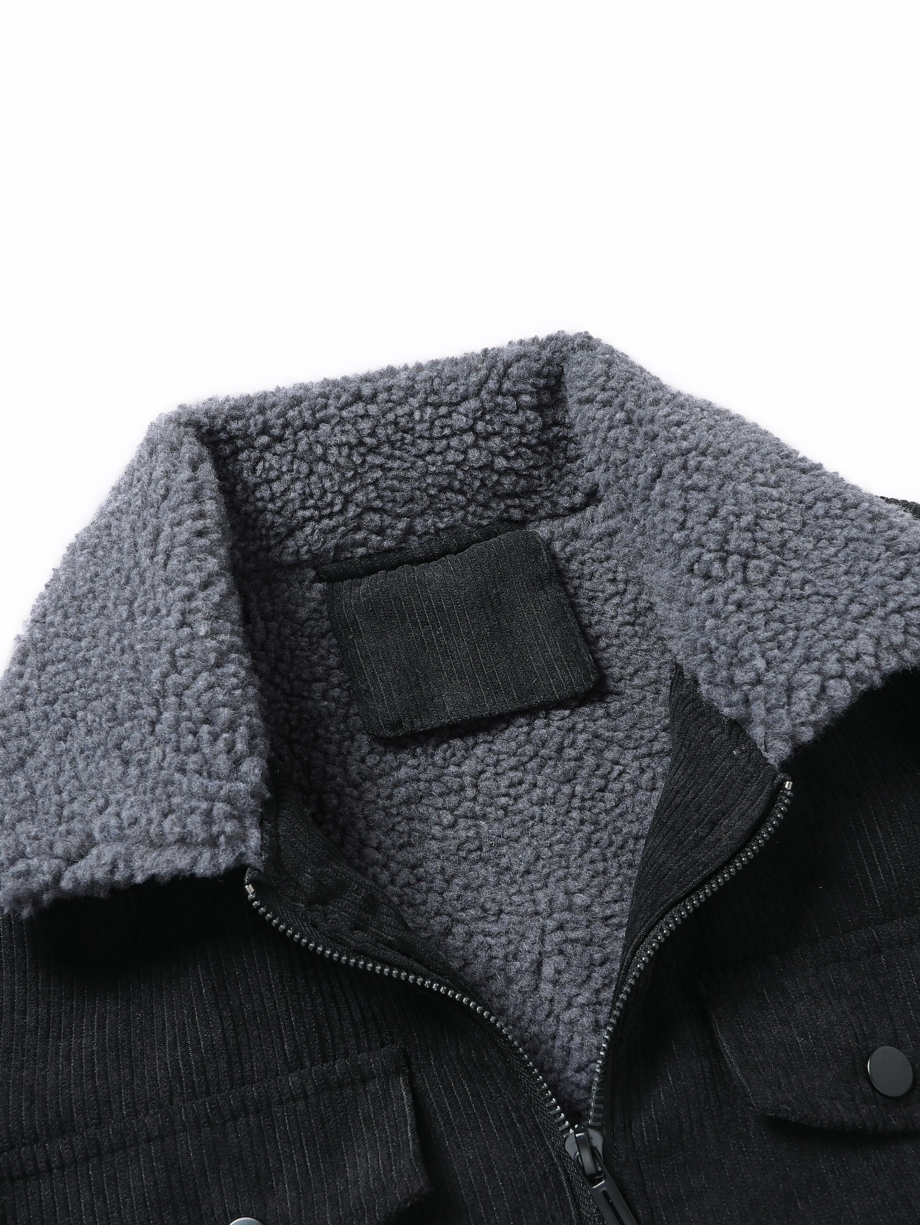 Veste en velours côtelé pour hommes, durable et résistante à l'usure, polyvalente et facile à assortir, adaptée à un vêtement décontracté léger sur le lieu de travail, activités de plein air légères, superposition en automne et en hiver, échauffement pour le sport, sorties décontractées et courts