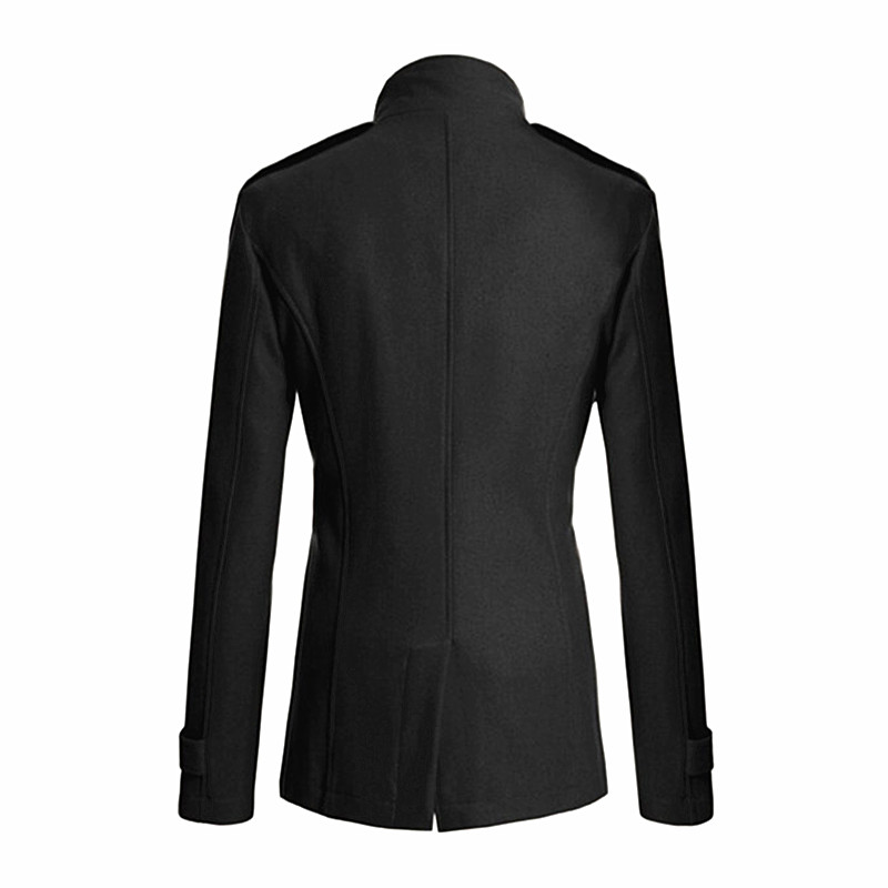 Nouveau Manteau Long en Laine pour Homme 2026 – Coupe-Vent en Laine pour Homme – Vêtement Décontracté de Marque pour Homme