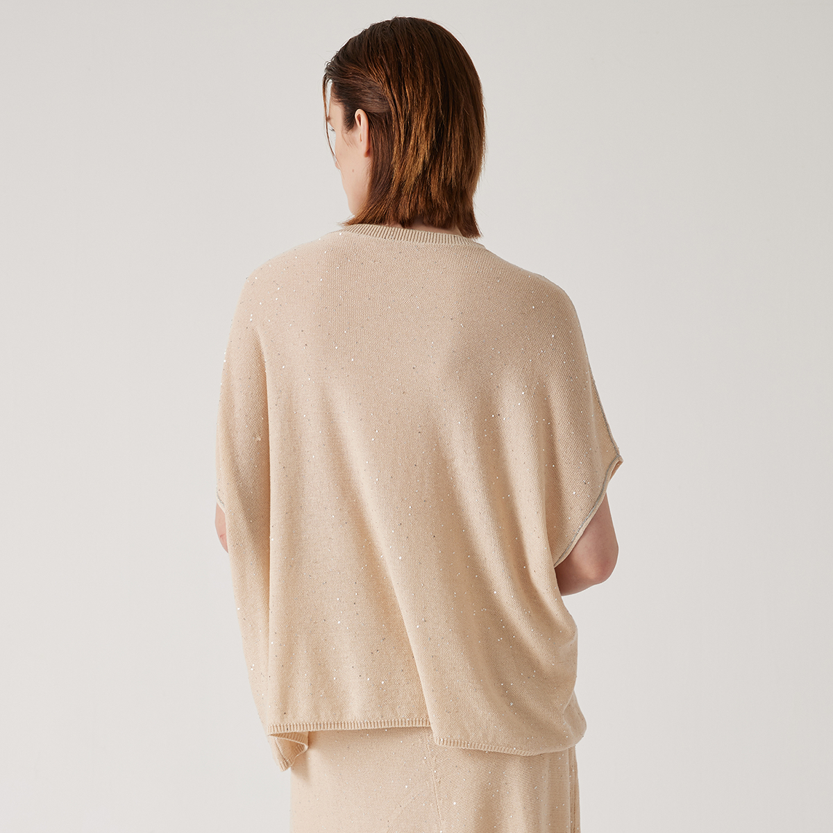 BC1155 En stock, vêtements de marque de luxe pour femmes, pull en tricot ample d'été, pull en lin et soie, pulls grande taille
