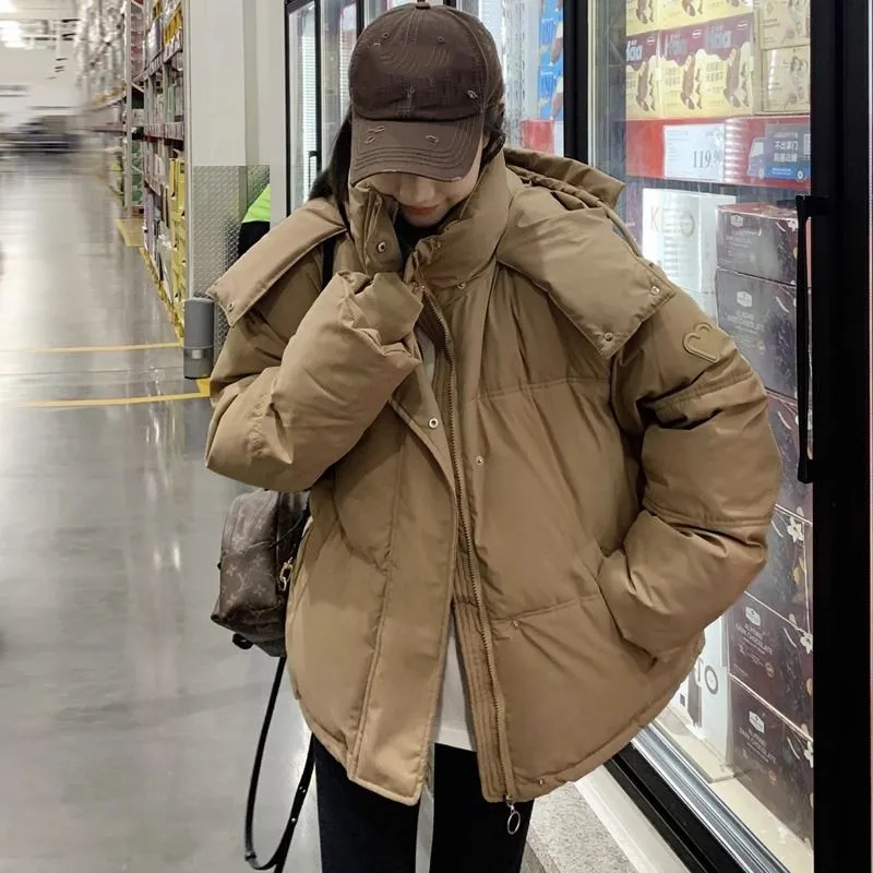 Veste rembourrée en coton chaud pour femme, parkas d'hiver pour femme, conception de fouet, manteau confortable pour femme, mode tempérament, 2024
