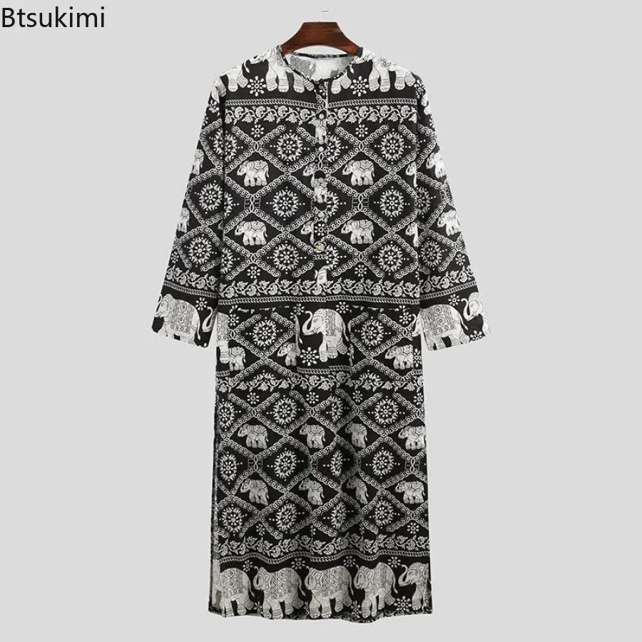2026 Vêtements pour hommes musulmans : Abaya, Robes de nuit amples et décontractées, Peignoirs, Robes longues de plage pour les vacances, Caftans marocains, Robes arabes