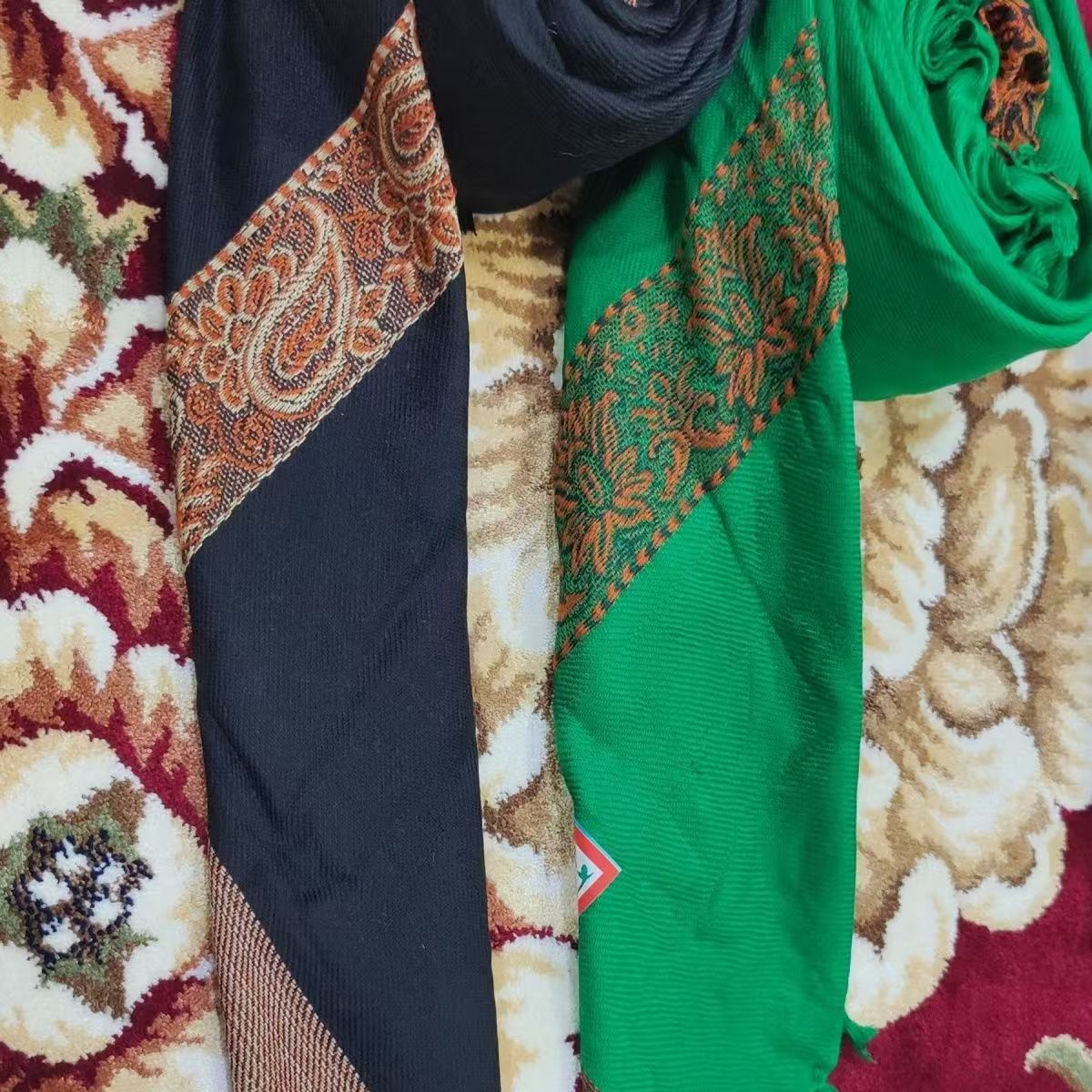 Foulard noir musulman pour hommes, enveloppe élégante, turquie, dubaï, pour l'extérieur, prière islamique Eid, bandeau d'été