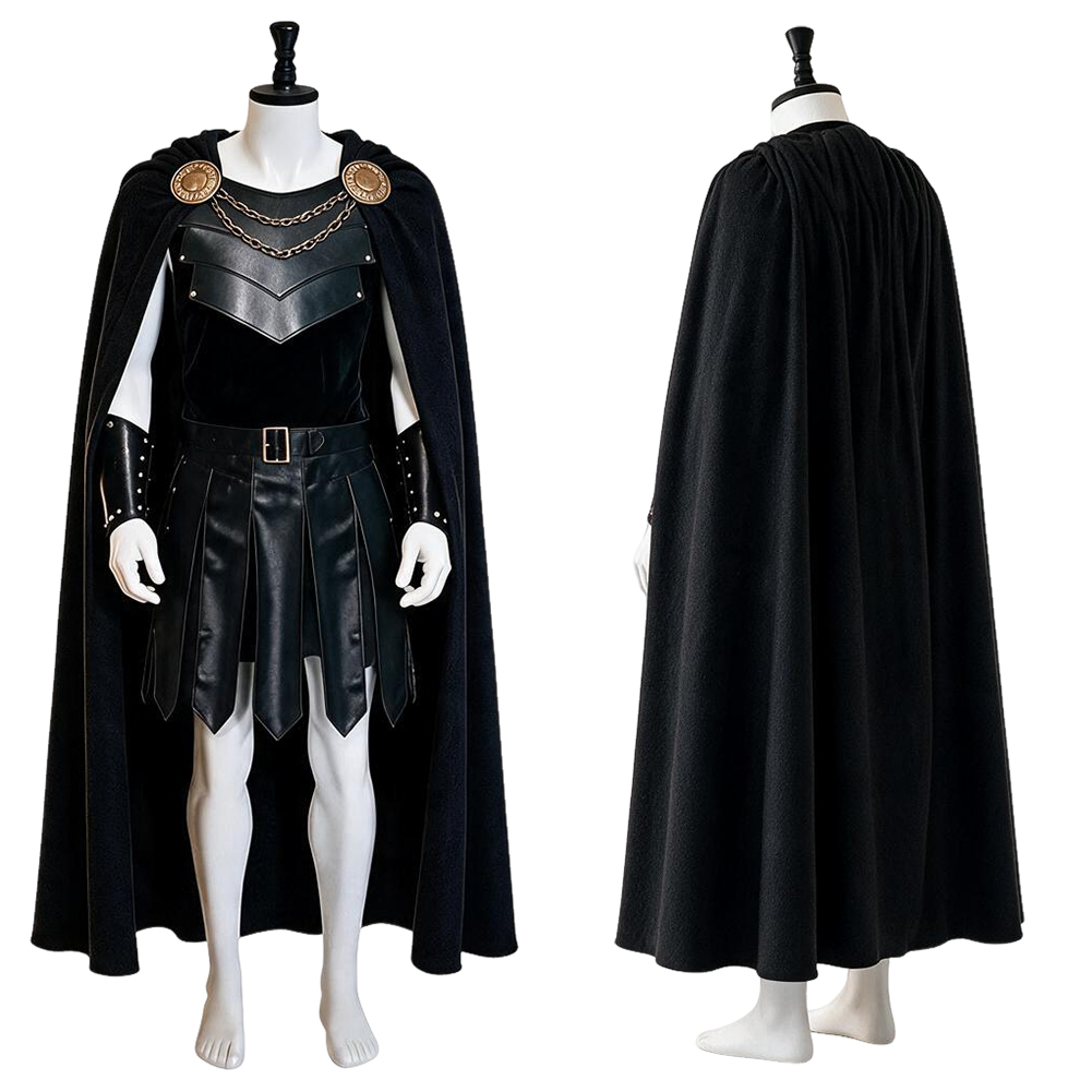 Costume de Cosplay Odyssey pour hommes adultes, uniforme en cuir, cape Agamemnon, tenues fantaisie pour jeux de rôle, costume de carnaval d'halloween