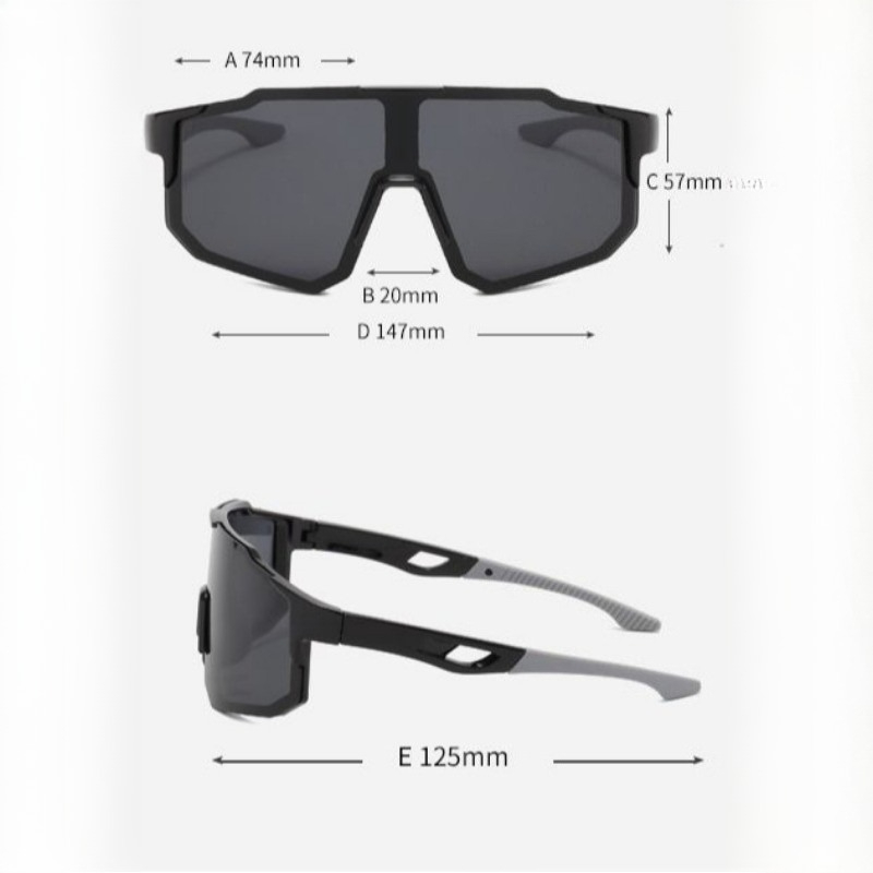 Lunettes de sport pour le cyclisme en plein air, lunettes de soleil haute définition pour hommes, lunettes de soleil résistantes aux UV, lunettes de randonnée et de course à pied