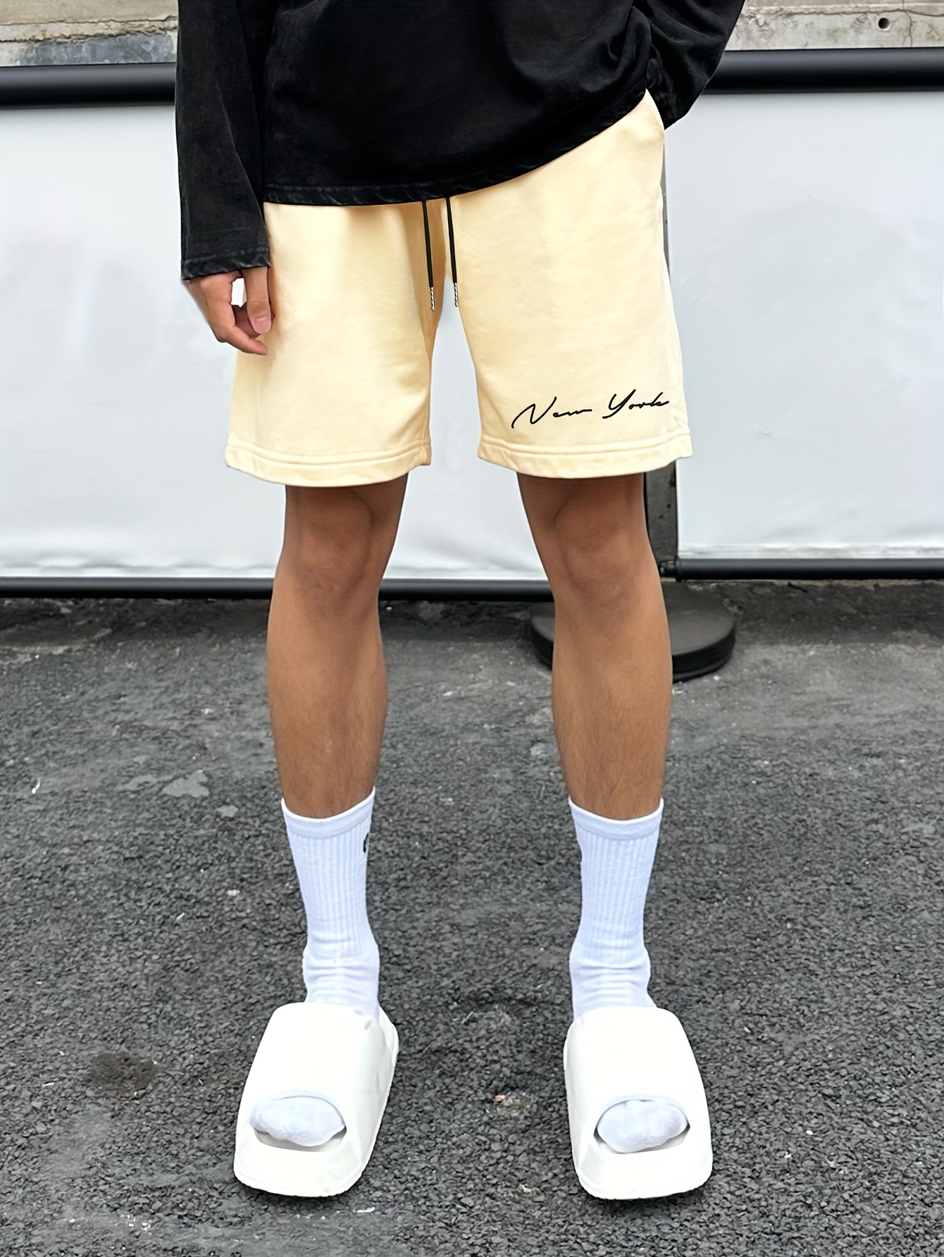 Shorts pour hommes, sensation de fraîcheur estivale, shorts décontractés tendance été, légers et respirants, pour l'extérieur en été
