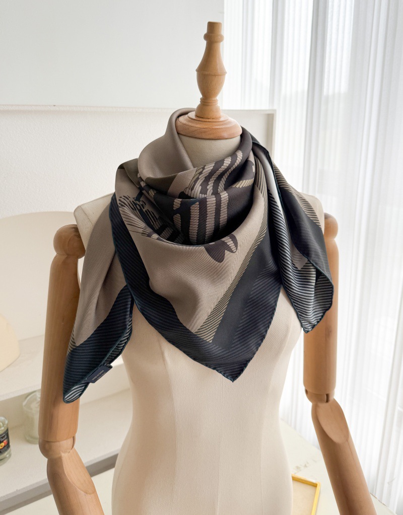 Foulard en soie sergé 90 cm, bords roulés à la main, bandanas, accessoires de cou pour femme, décorations pour cheveux et sacs