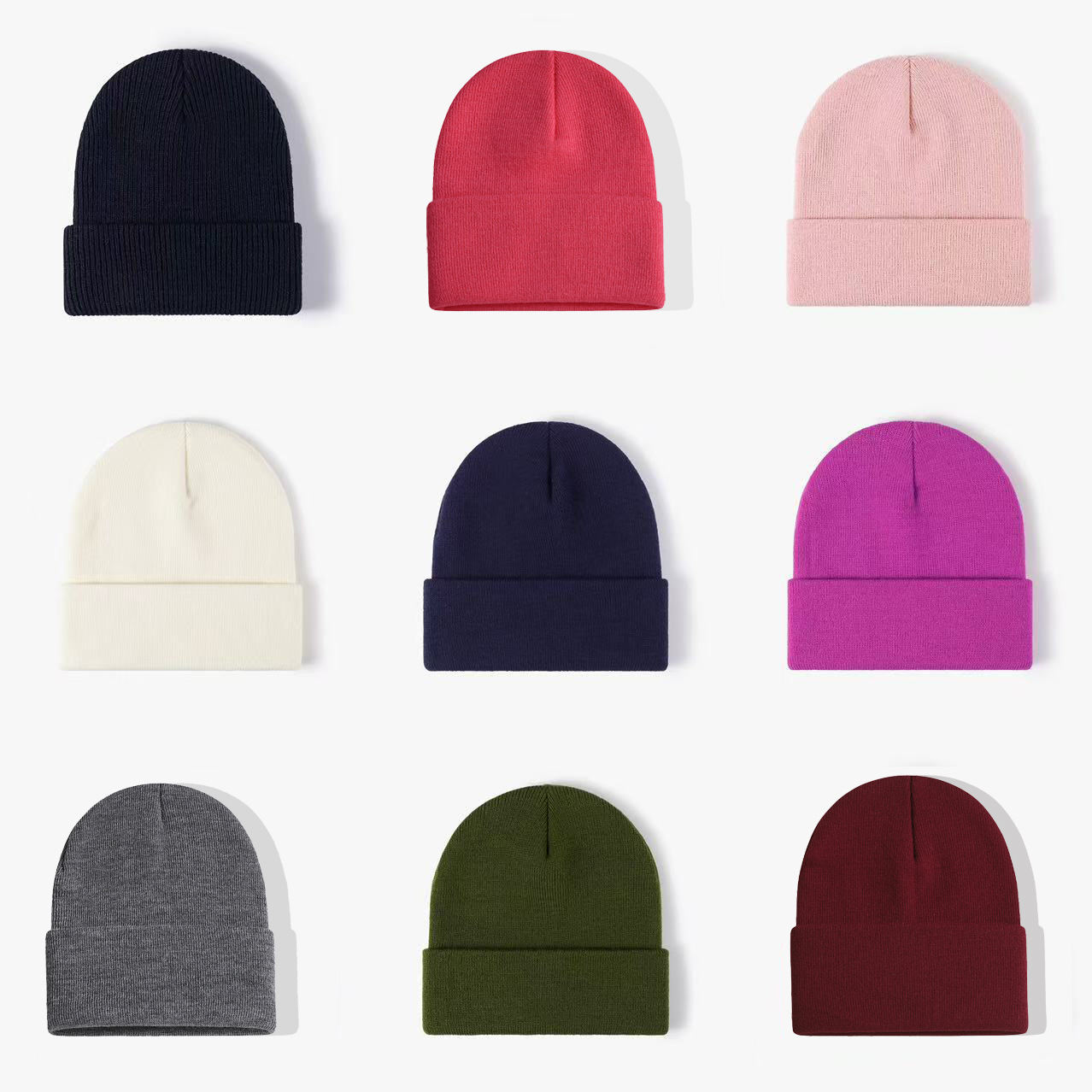 Chapeaux d'hiver pour hommes et femmes, nouveaux bonnets en tricot uni, chapeau mignon pour filles, bonnet d'automne pour femmes, bonnets plus chauds, bonnet décontracté pour femmes