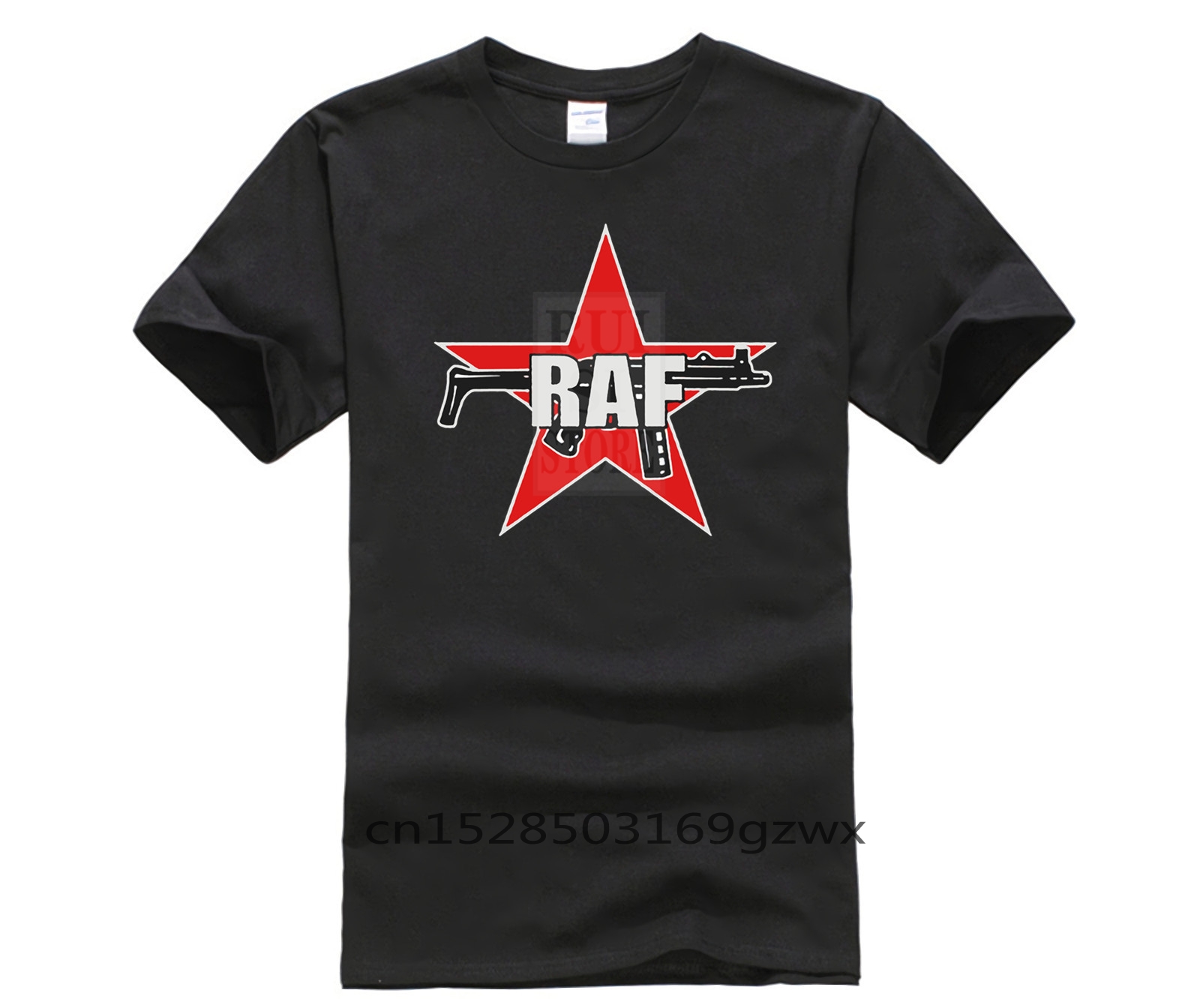 T-shirt blanc à manches courtes pour hommes, T-shirt à col rond, Impression de tendance de l'armée rouge, RAF, Nouveau design d'été, 100% coton