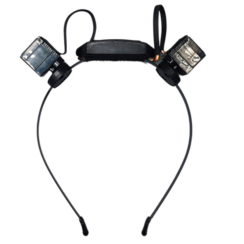 Bandeau d'oreille lapin électrique en forme d'oreille mobile, cerceau cheveux mignon pour