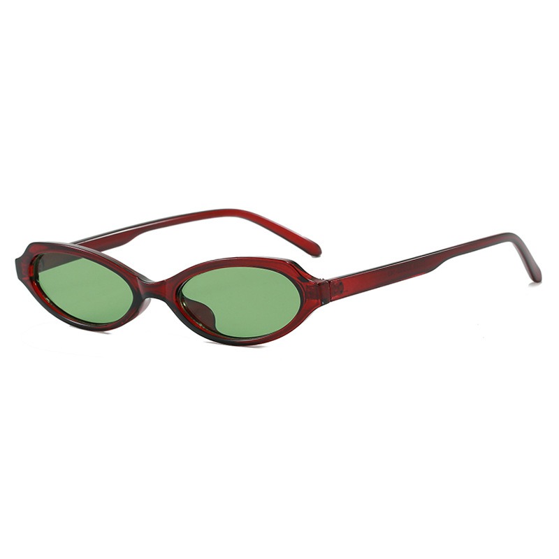 Petites lunettes de soleil ovales pour femmes, design vintage, lunettes de soleil sexy rétro punk pour hommes, lunettes de soleil tendance pour l'extérieur