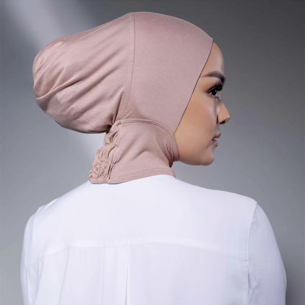 Turban Hijab NikMusulman pour Femme, Sous-casquette artificiel astique, Doux, Modal, Casquettes, Solide, Document, Court Cou, Nouveau