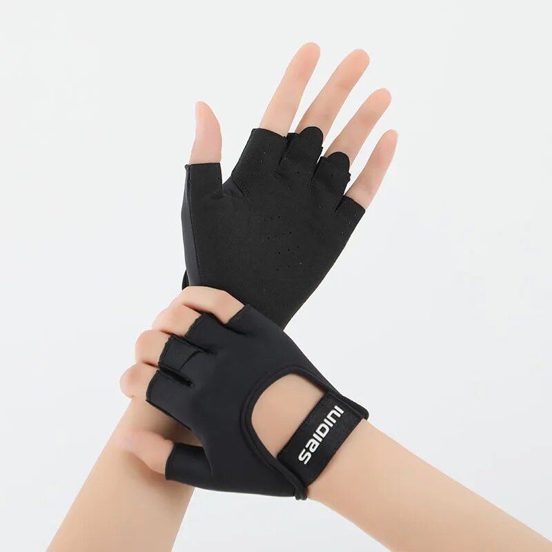 Gants de sport pour femmes, Fitness, Sports de plein air, antidérapants et absorbant les chocs, demi-doigt, durables et respirants