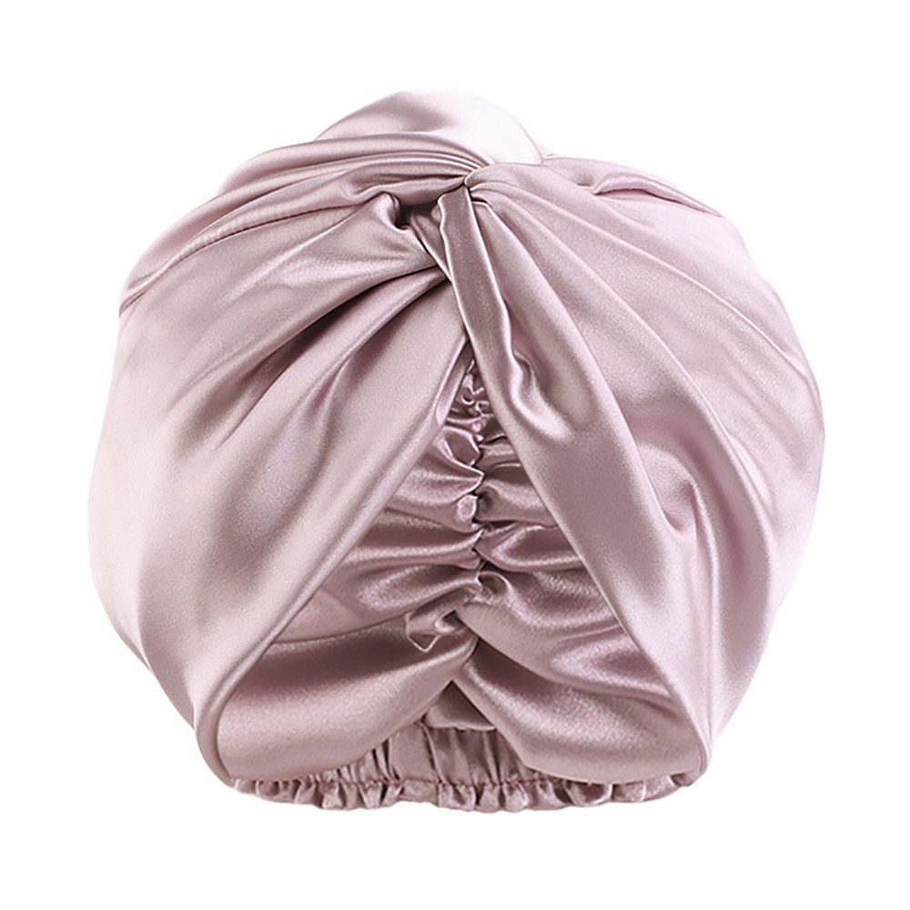 Bonnet de couchage en soie de mûrier Pure 100% pour femmes, chapeaux de nuit, bandes de cheveux torsadées réglables, couvre-chef 19 mamans