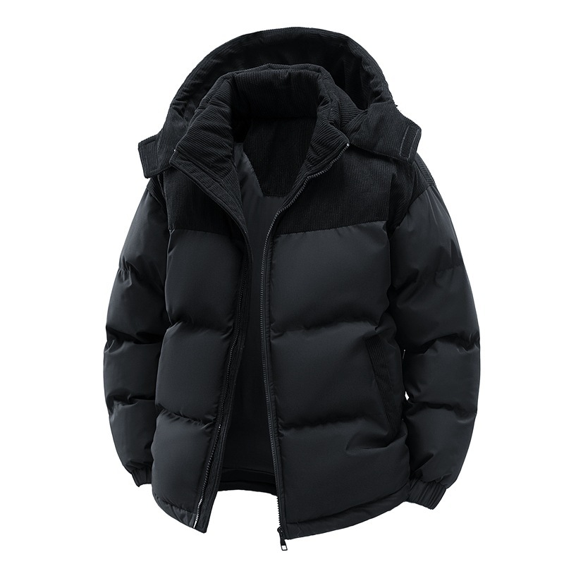 Manteau en coton épais et chaud pour hommes, nouveau Style d'hiver 2025, avec remplissage ajouté, parfait pour vous garde au chaud par temps froid