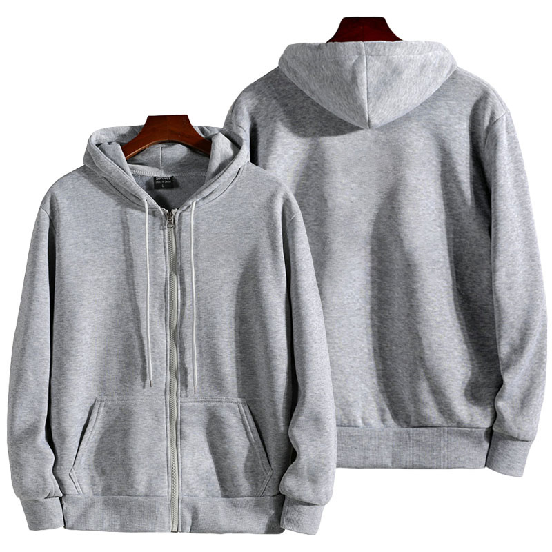 Sweat à capuche à manches longues pour femmes et hommes, sweats à capuche zippés, vêtements de sport décontractés, vêtements monochromes, mode, automne, hiver