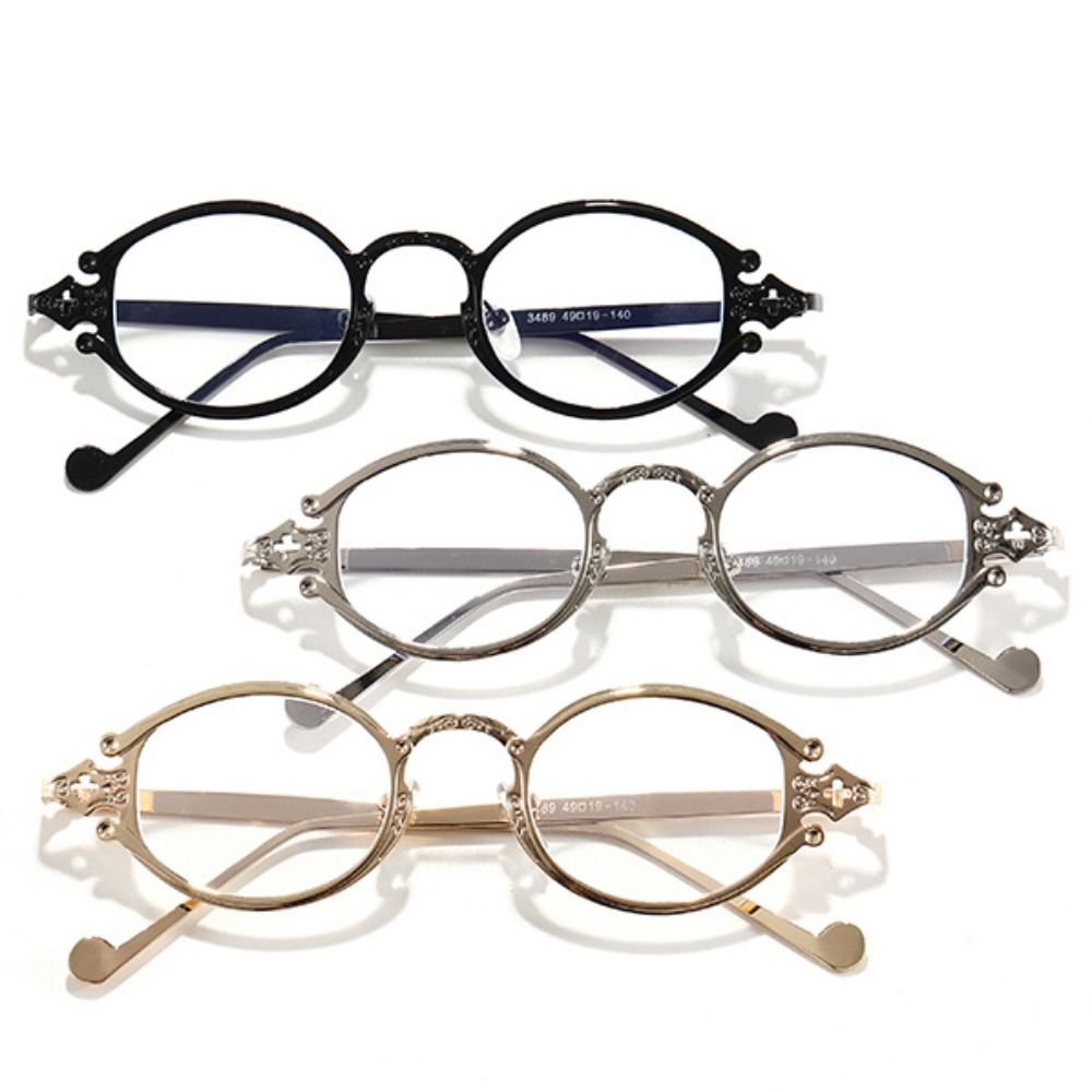 Lunettes vintage décoratives pour hommes et femmes, monture de lunettes Harajuku, sans maquillage, mode anti-bleu, abonnés, lunettes mignonnes