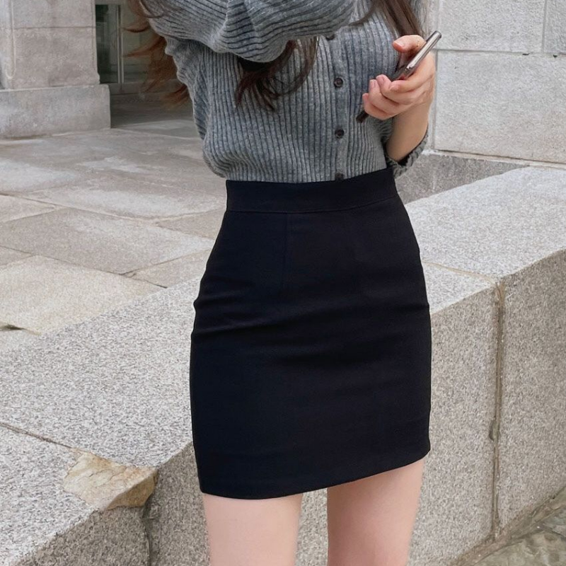 Costume jupe mi-longue pour femmes, avec jupes, moulant, gris, formel, bureau, Vintage, nouveau, vêtements de luxe esthétiques Premium Y2k