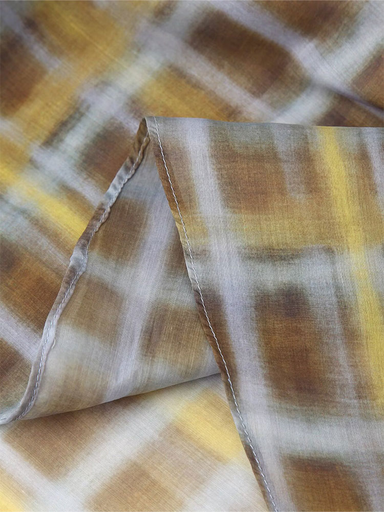 HH femmes décontracté ample mince cape manteaux chemise Plaid asymétrique Blouse avec écharpe 2026 tendance vacances d'été dame Chic hauts