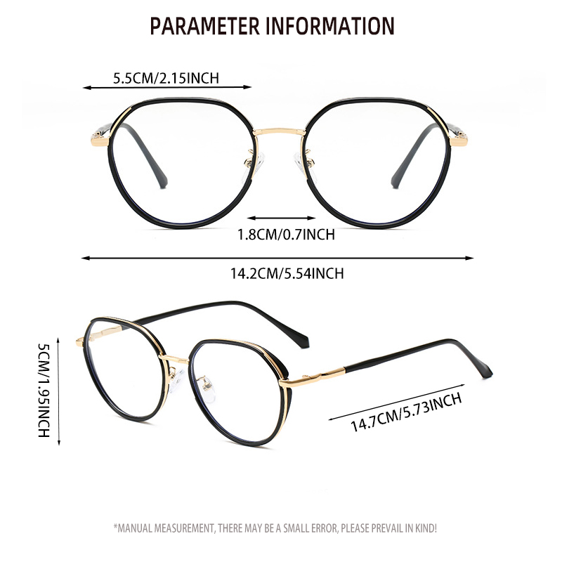 Lunettes polyvalentes à grande monture à la mode, verres plats amincissants pour le visage, Style de banlieue unisexe, adaptées à toutes les saisons