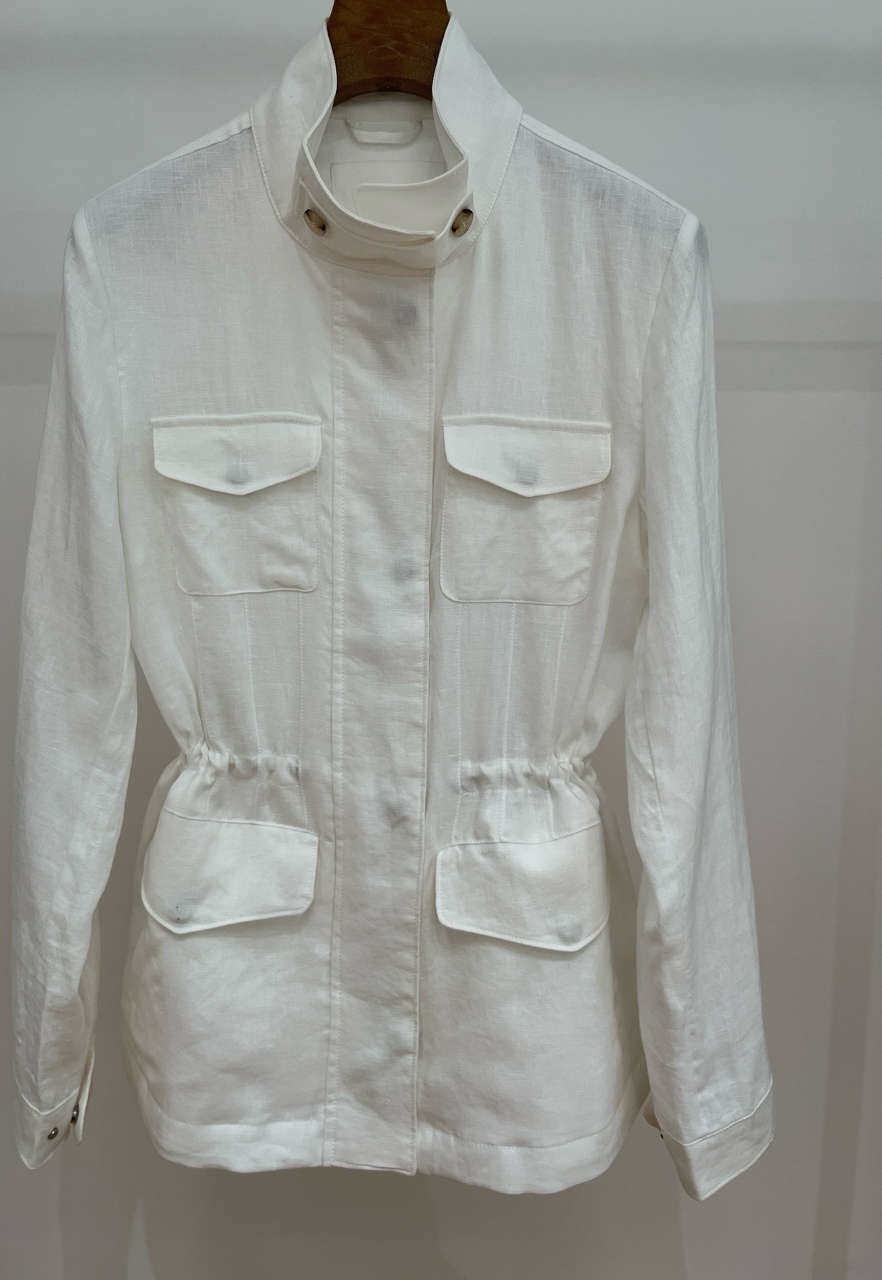Veste pour femmes printemps-été, nouvelle veste en lin uni avec poche, cardigan tendance, veste décontractée pour femmes