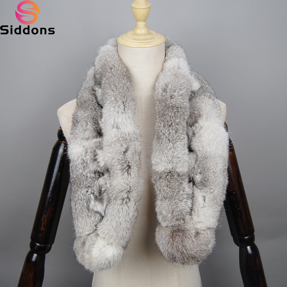 Écharpe d'hiver de luxe en vraie fourrure de lapin naturelle, écharpe chaude, à la mode, en peluche douce et épaisse, châle pour adultes, enfants, femmes et filles