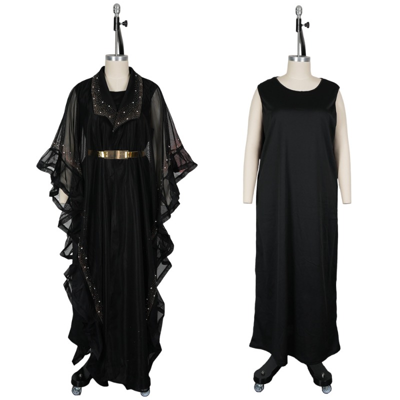 Robes traditionnelles pour femmes, ensemble de 2 pièces Dashiki africain turc, vêtements Kaftan Dubaï, Abayas musulmanes, robes de soirée pour mariage