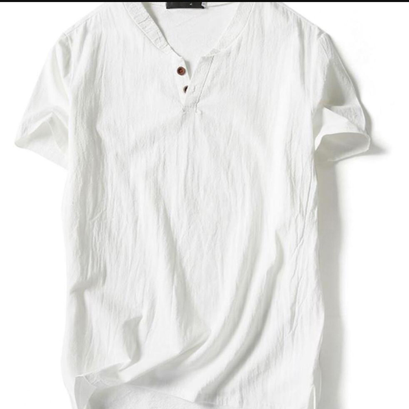 Chemise d'été grande taille pour hommes, 5XL 6XL 7XL 8XL 9XL 10XL, chemise en lin à manches courtes, grande taille, 5 couleurs