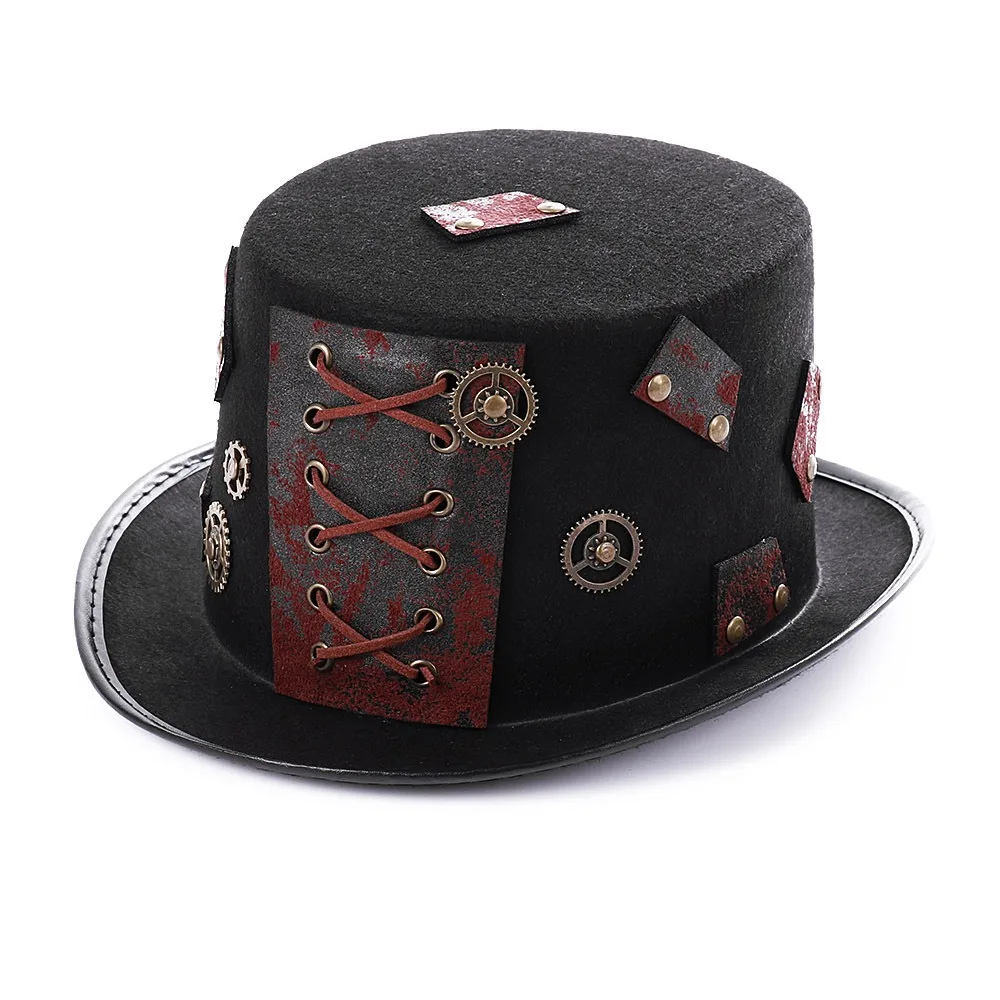 Chapeau rétro Steam Punk pour Festival de musique, couvre-chef à la mode, spectacle de magie, accessoire de Style gothique