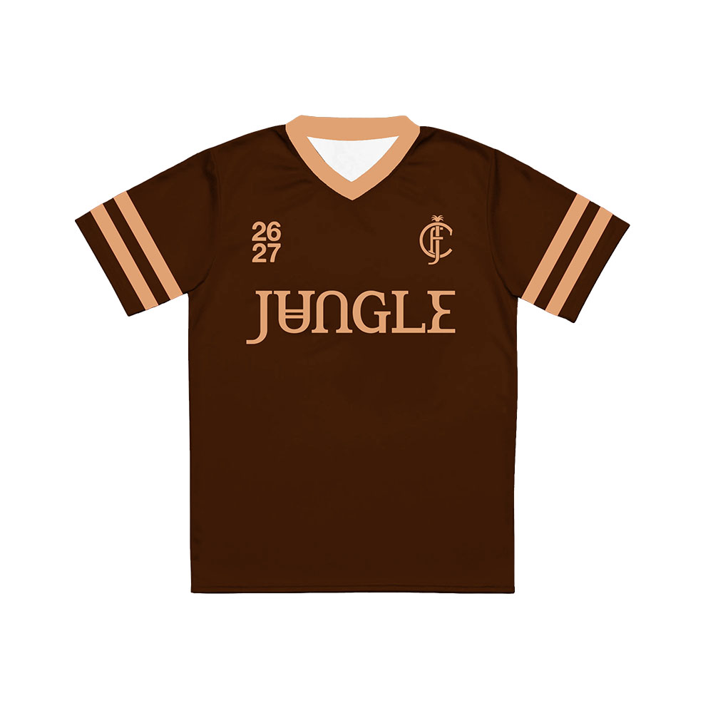 Maillot de football Jungle Sunshine Tour, col en V, été, unisexe, streetwear, manches courtes, coupe ample, t-shirts tendance pour hommes, impression graphique, merchandising.