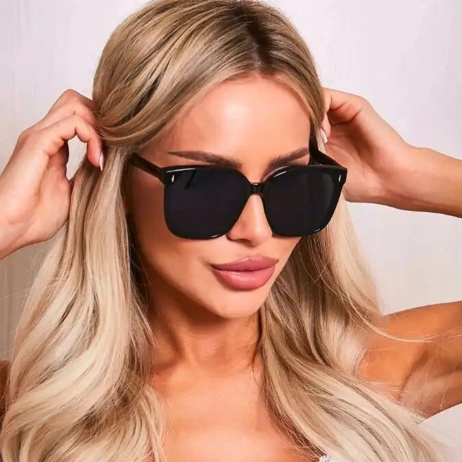 2 pièces lunettes de soleil polarisées femmes hommes Style tendance lunettes de soleil polarisées lunettes carrées Protection UV400 lunettes de rue