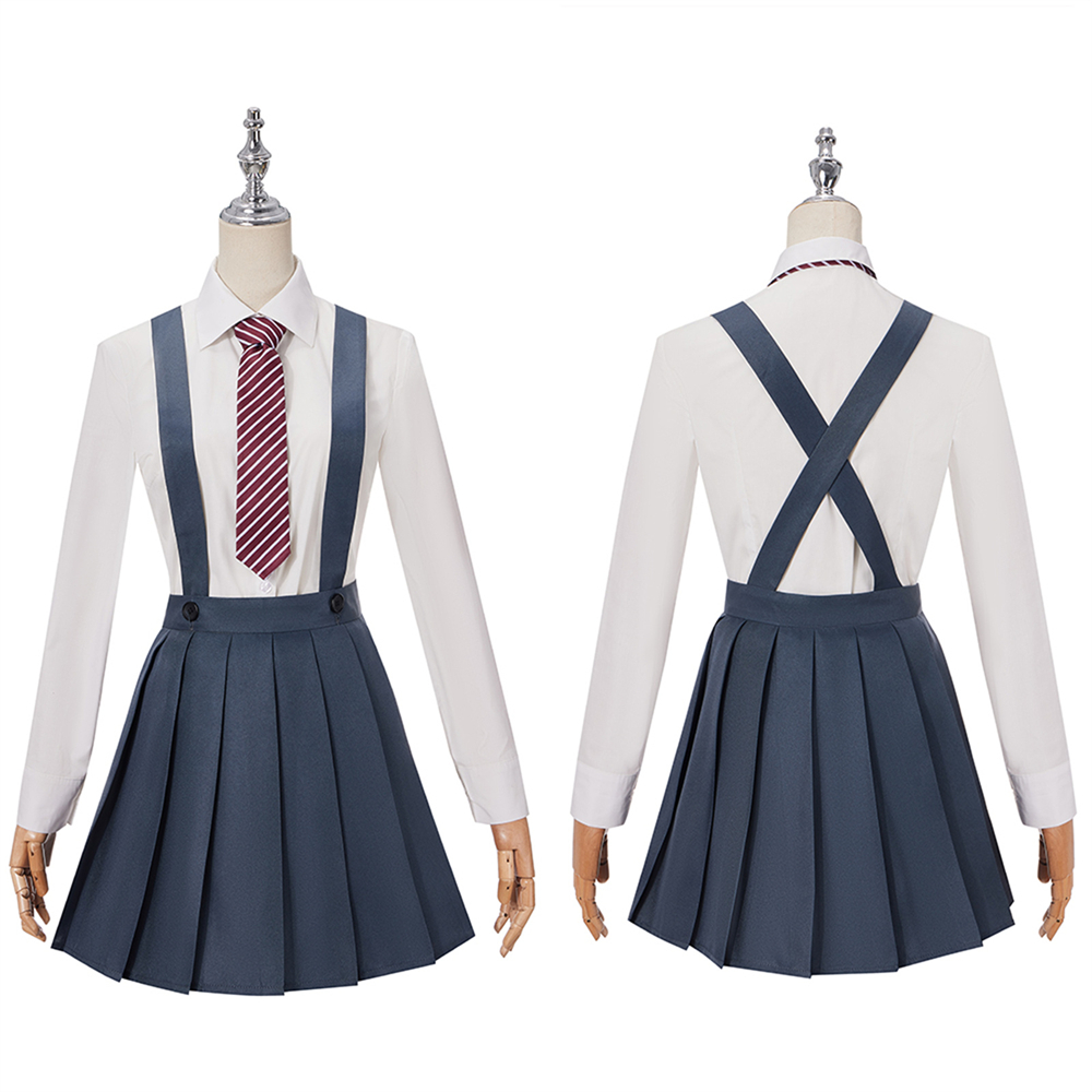 Costume de Cosplay gris Anime Matilda the Musical, uniforme scolaire avec cravate, tenue de carnaval d'halloween pour femmes, hommes, garçons et filles