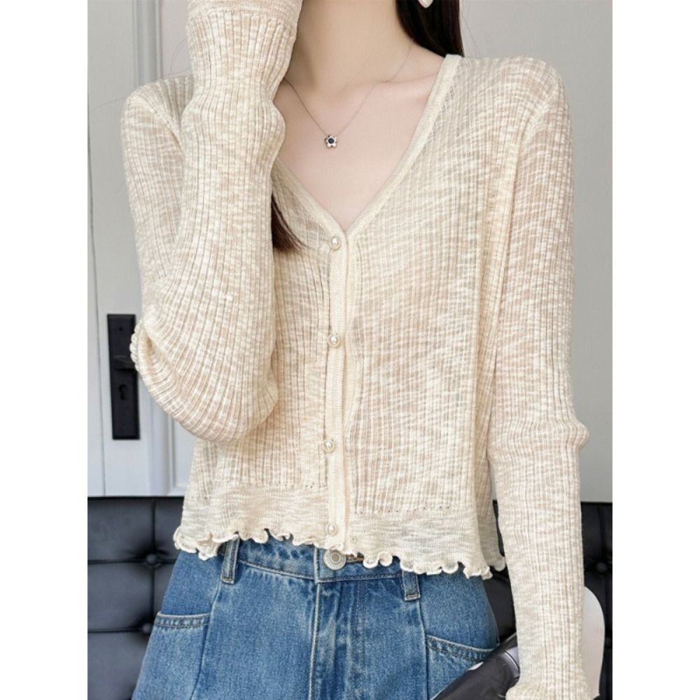 Ice InjLong Sleeves Coat for Women, Cool Beach Cardigan, Respirant, Sun Protection Clothing for Women, Summer