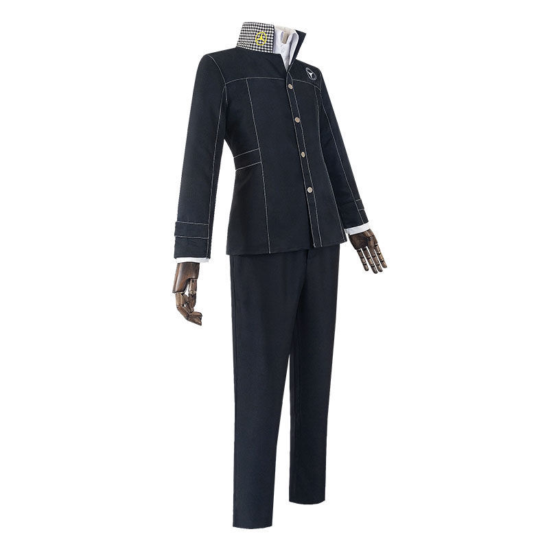 Costume de cosplay Yu Narukami pour hommes, uniforme scolaire, veste, chemise, pantalon, tenue d'Halloween, de Noël