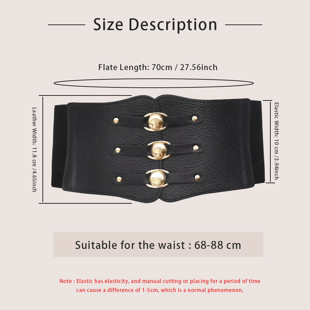 Ceintures de Corset élastiques larges pour femmes grande taille pour robe grande taille extensible accessoires pour vêtements