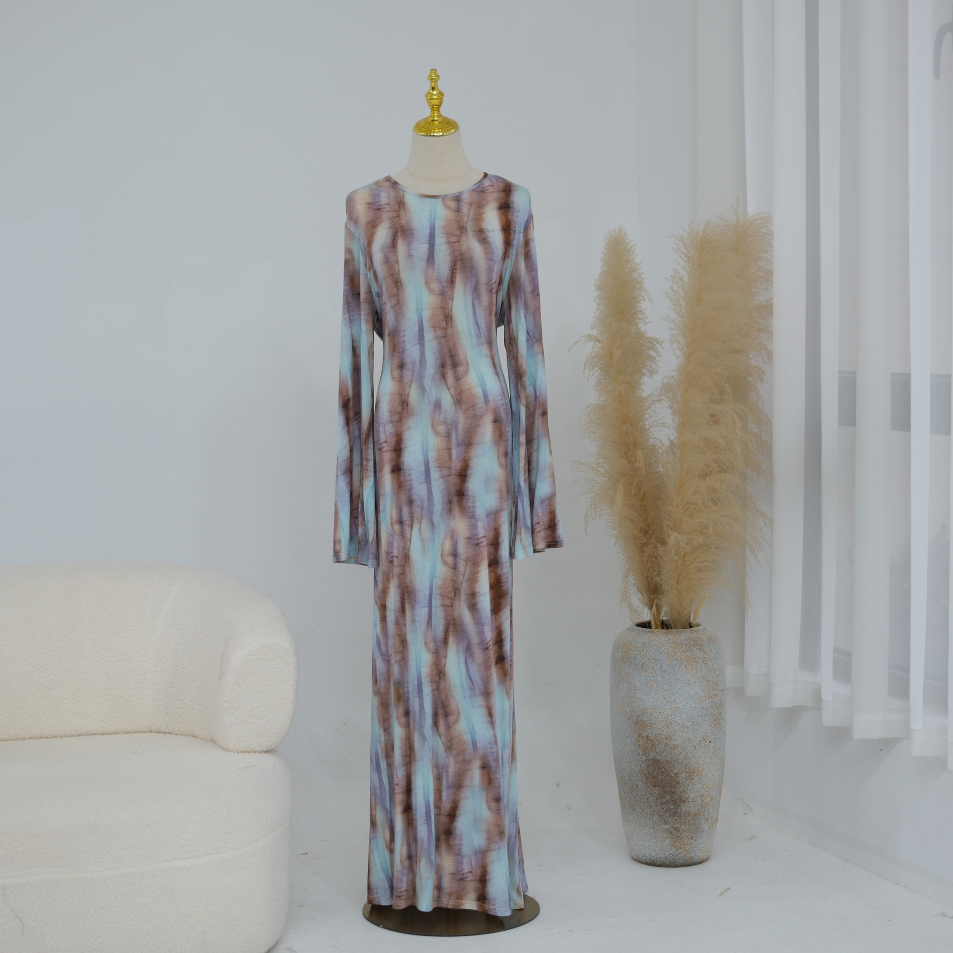 Robes de fête Abaya pour femmes, imprimées, longues, musulmanes, style islamique, Vestidos Largos, Jalabiya, Kaftan, Abayas arabes, Ramadan, Maroc, Dubaï