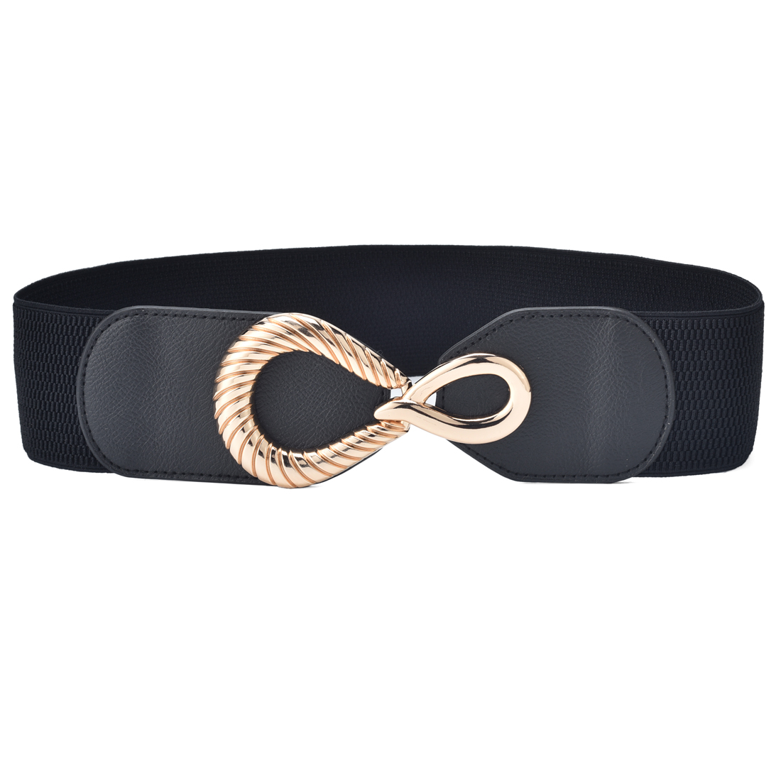 Ceinture élastique large pour femmes, extensible, classique, à la mode, pour robes