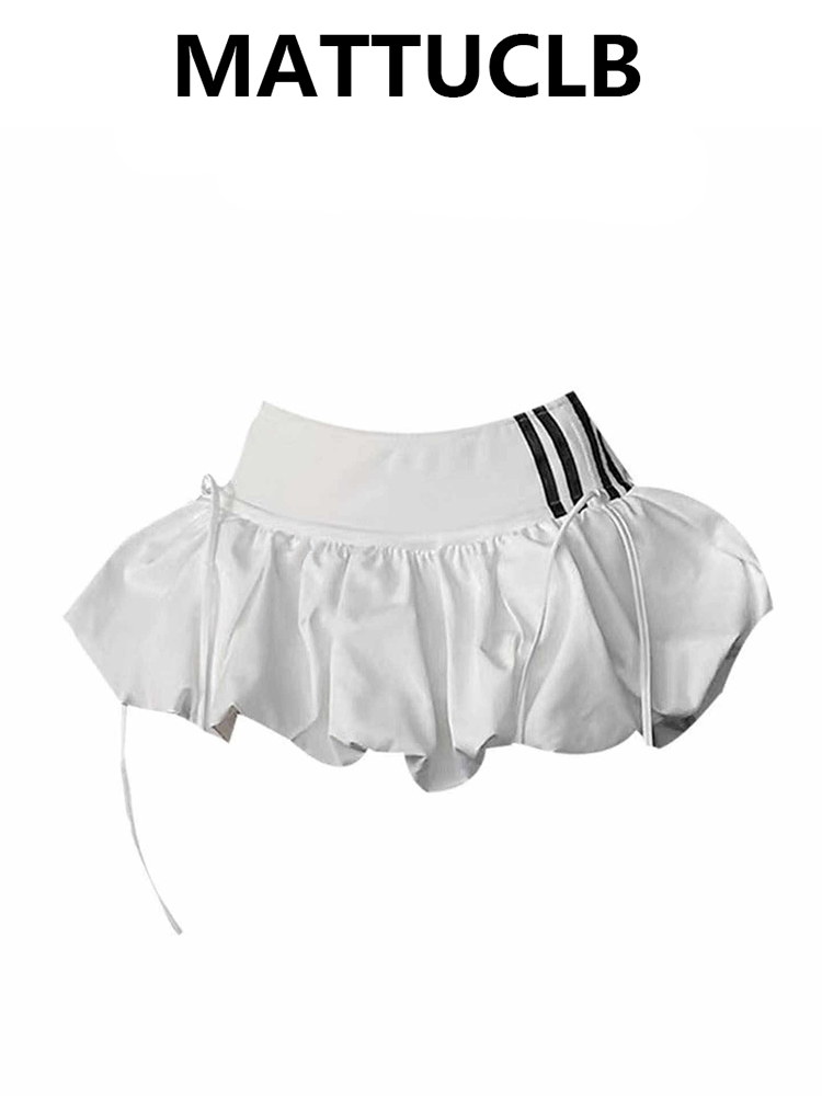 Mini jupe d'été pour femmes, esthétique des années 2000, Gyaru Coquette japonaise Y2k Kpop, Style collège, taille basse, Kawaii, Cyber Punk, tendance